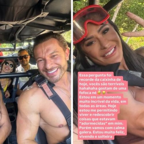 Gracyanne diz que segue solteira após rumores de novo affair