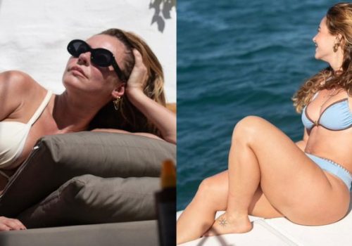 Paolla Oliveira posa de biquíni à beira-mar na Itália; veja fotos