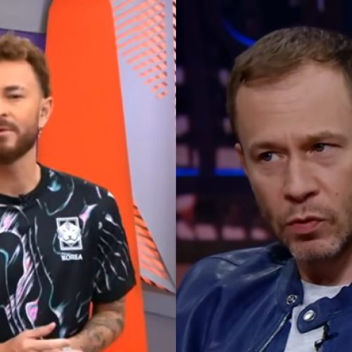 Tiago Leifert fica revoltado após tiro atingir Fred Bruno