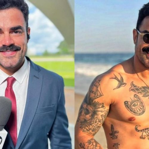 Novo repórter da GloboNews faz sucesso na web: “Bigodudo gostoso”