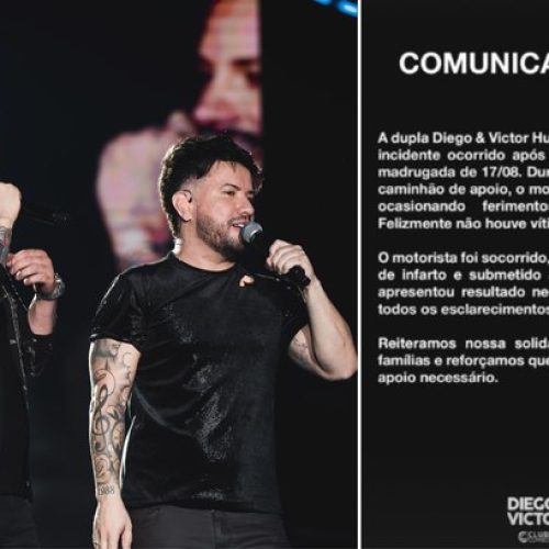Após acidente com caminhão, Diego & Victor Hugo se pronunciam