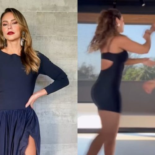 Paolla Oliveira dança forró com ex-parceiro do Dança dos Famosos