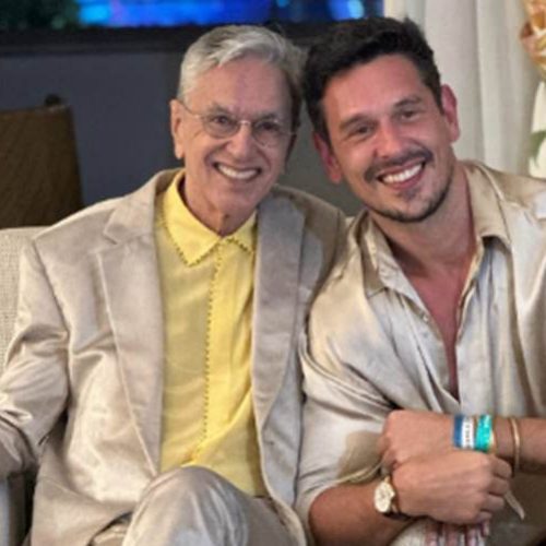 João Vicente de Castro celebra aniversário de Caetano Veloso